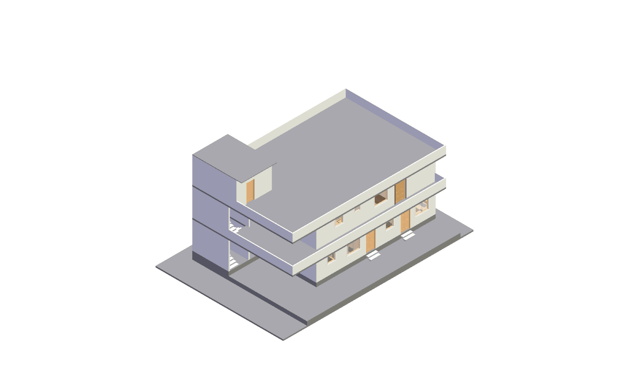50x80 | South Facing 3D model rendering