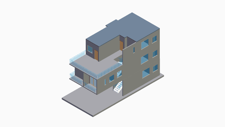 30x50 | West Facing 3D model rendering