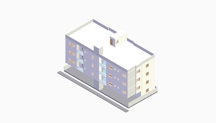 30x80 | West Facing 3D model rendering