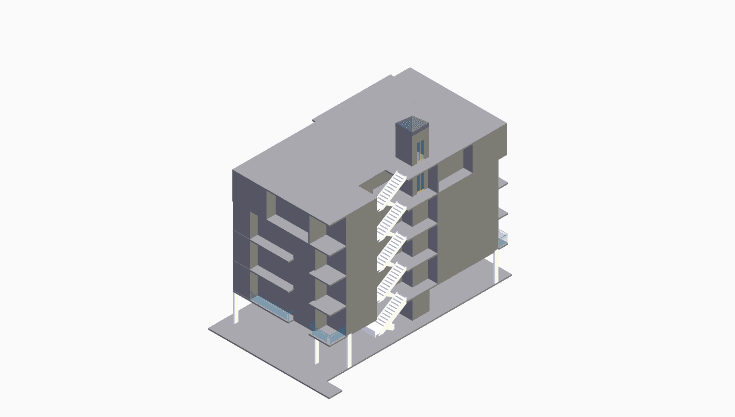 30x40 | West Facing 3D model rendering