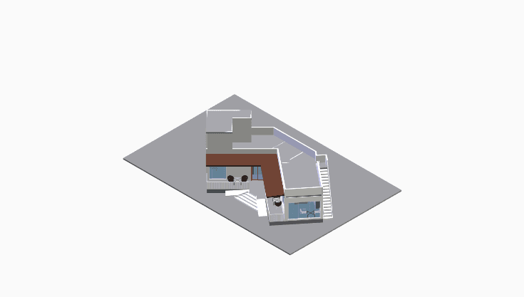 50x80 | East Facing 3D model rendering