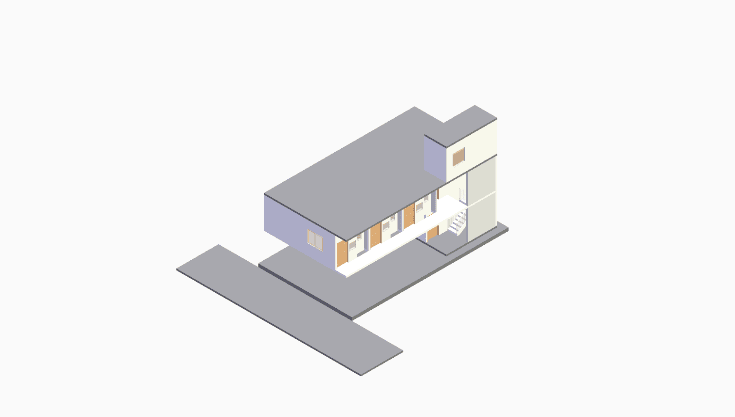 30x50 | North Facing 3D model rendering
