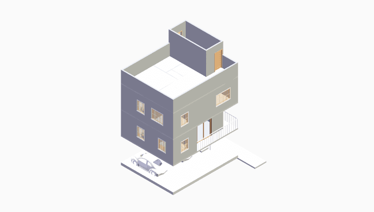 G+2 | 20×30 | West Facing