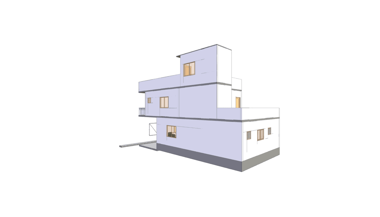 30x60 | West Facing 3D model rendering