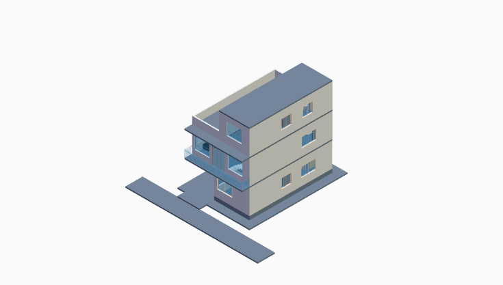 30x60 | West Facing 3D model rendering