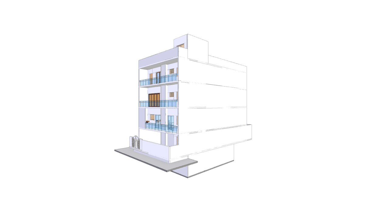 30x60 | North Facing 3D model rendering