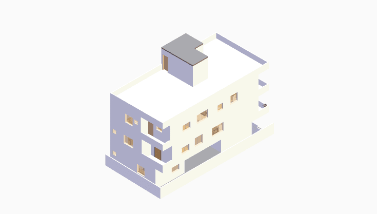 30x60 | North, West Facing 3D model rendering